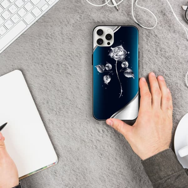 2 stk. Retro blomster iPhone 15 Plus covers, Ekstravagant iPhone 15 mobiltelefon til iPhone 15 Plus Pro Max Black iPhone 15 Plus