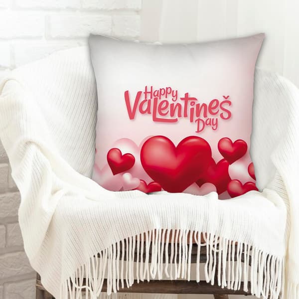 Valentinsdag Pyntepudebetræk, Polyester Pyntepudebetræk Pudebetræk til Bryllup 45x45cm