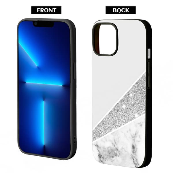 2 stk marmor iPhone 15 Plus beskyttelsesdeksler, pent 15 plus deksel til iPhone 15 Plus Pro Max Black iPhone 15 Pro Max