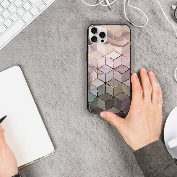 2 stk. Marmor iPhone 15 Pro Max Cover Cases, Brugervenlig Apple 15 case til iPhone 15 Plus Pro Max Black iPhone 15 Pro Max