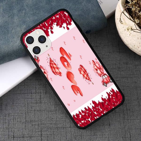 Moderne iPhone 16 Plus-deksel, iPhone 17 Pro Max-deksel for 17 16 11 12 Pro 13 Mini 14 Plus 15 Pro Max Valentinsdag-deksel Black iPhone 14 PLUS