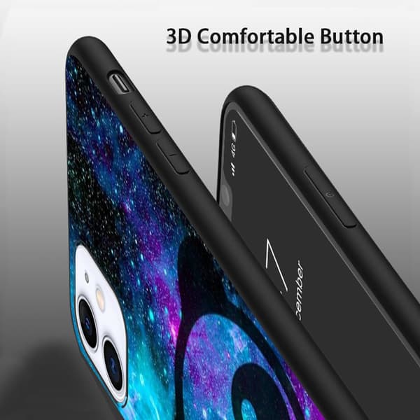 2 stk. farvede Panda iPhone 15 Plus beskyttelsesetuier, Kunst 15 pro max til iPhone 15 Plus Pro Max Black iPhone 15 Plus