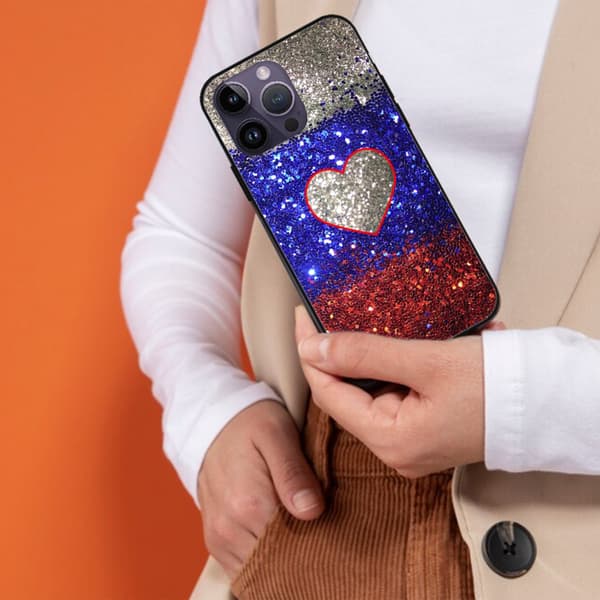 2 stk Bling love iPhone 15 Plus deksel, trykt deksel til iPhone 15 for iPhone 15 Plus Pro Max Black iPhone 15 Plus
