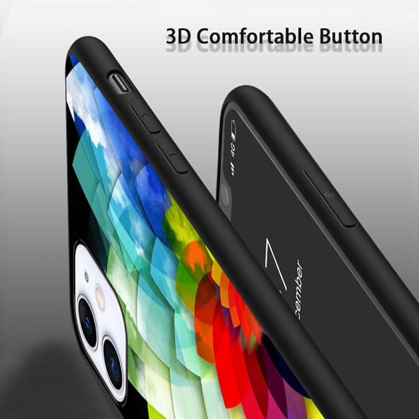 2-pack Färgglada Mandala iPhone 15 Skyddsfodral, Modernt iPhone 15 Pro Max Skal för iPhone 15 Plus Pro Max Black iPhone 15 Plus