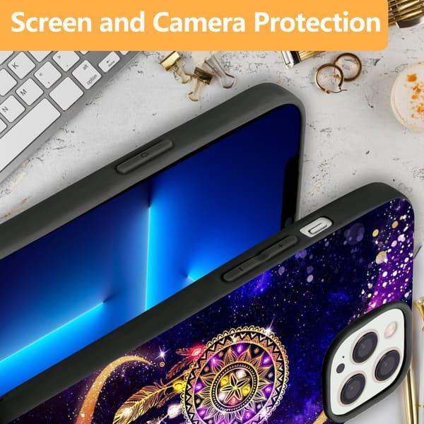 2 stk. farverige pote iPhone 15 Pro Max etui cover, Brisk Apple iPhone 15 plus etui til iPhone 15 Plus Pro Max Black iPhone 15 Pro