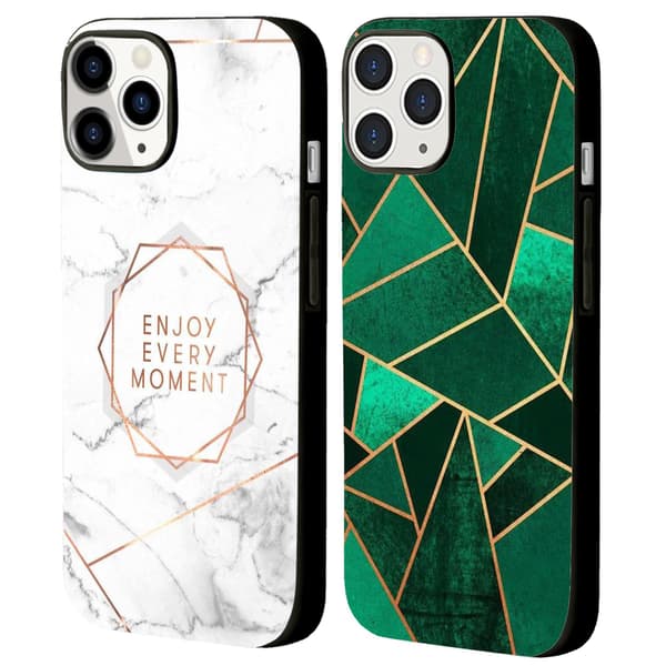 2 stk marmor iPhone 15 TPU-deksel, utsøkt iPhone 15-deksel med design for iPhone 15 Plus Pro Max Black iPhone 15