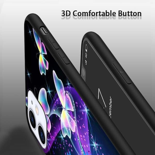 2 stk. farverige iPhone 15 Plus telefoncovers, animationsmaleri iPhone 15 Plus etui til iPhone 15 Plus 15 Pro 15 Pro Max Black iPhone 15