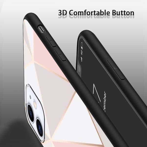 2-pack Marmor iPhone 15 Plus Skal Fodral, Tryck iPhone 15 Mini för iPhone 15 Plus Pro Max Black iPhone 15 Pro
