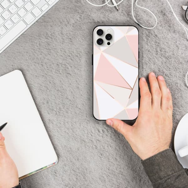 2-pack Marmor iPhone 15 Plus Skal Fodral, Tryck iPhone 15 Mini för iPhone 15 Plus Pro Max Black iPhone 15 Pro