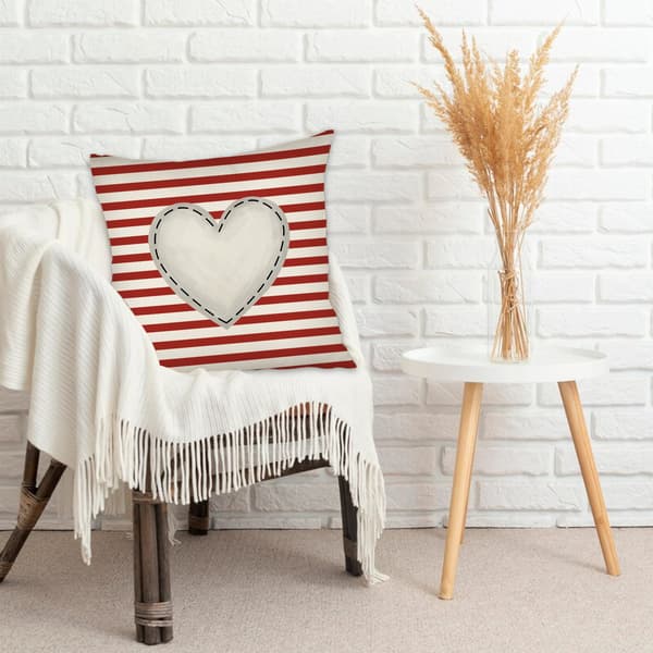 Alla hjärtans dag Prydnadskuddar, Polyester Kuddfodral för Soffa Sovrum Vardagsrum 45x45cm