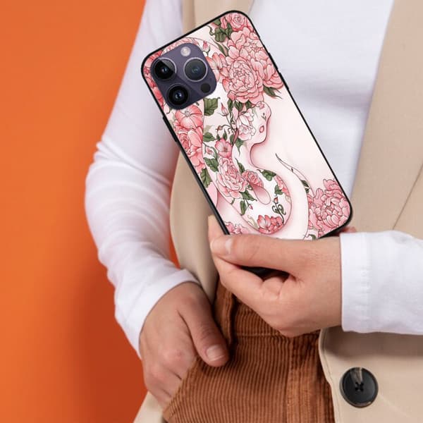 2 stk. Skull Rose iPhone 15 Pro Cover, Kvinder Mænd iPhone 15 Tilbehør Til Kvinder til iPhone 15 Plus Pro Max Black iPhone 15 Pro Max