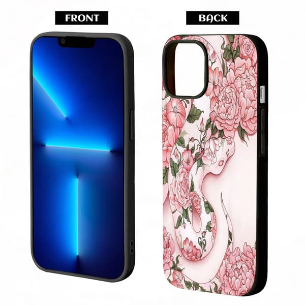 2 stk. Skull Rose iPhone 15 Pro Cover, Kvinder Mænd iPhone 15 Tilbehør Til Kvinder til iPhone 15 Plus Pro Max Black iPhone 15 Pro