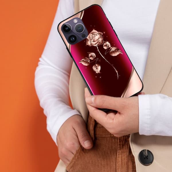 2 stk. Retro blomster iPhone 15 Plus covers, Ekstravagant iPhone 15 mobiltelefon til iPhone 15 Plus Pro Max Black iPhone 15 Pro