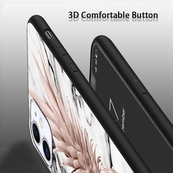 2 STK Marmor ananas iPhone 15 Pro Max mobiltelefon covers, nyeste iPhone 15 covers til iPhone 15 Plus Pro Max Black for iPhone 15 Pro Max
