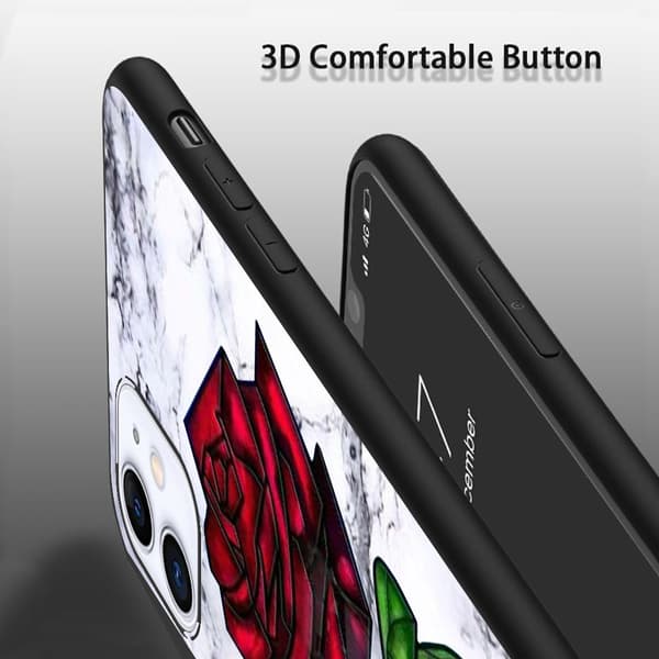 2 stk. Bling rose iPhone 15 Pro Max Cover, Dejligt iPhone 15 etui til piger til iPhone 15 Plus Pro Max Black iPhone 15 Plus