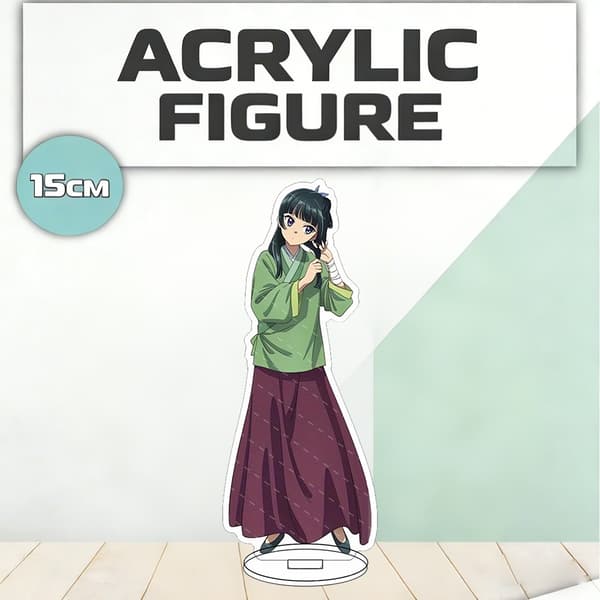 Animekarakter Akrylfigur: 2D-design, Solid Base, Skrivebordsdekorasjon og Bursdagsgave til Venner 15cm