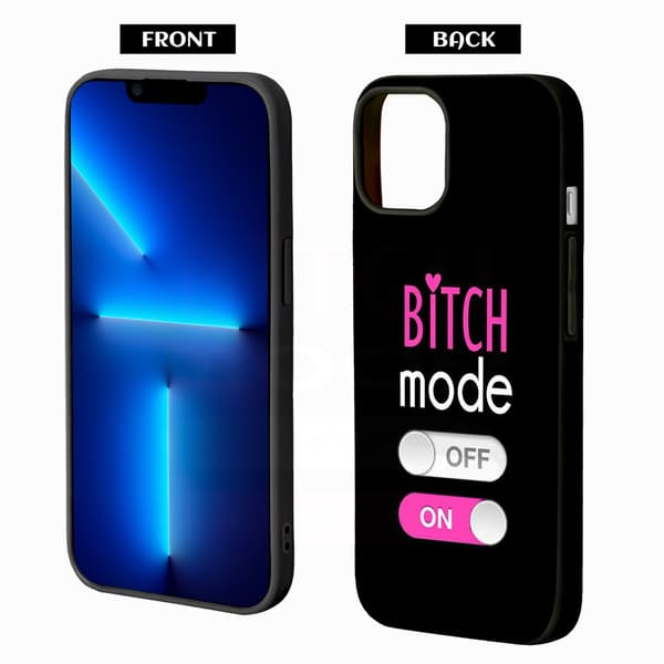 2 STK Ikke rør telefonen min iPhone 15 Pro deksler, levende iPhone 15pro deksel til iPhone 15 Plus 15 Pro 15 Pro Max Black for iPhone 15 Pro Max