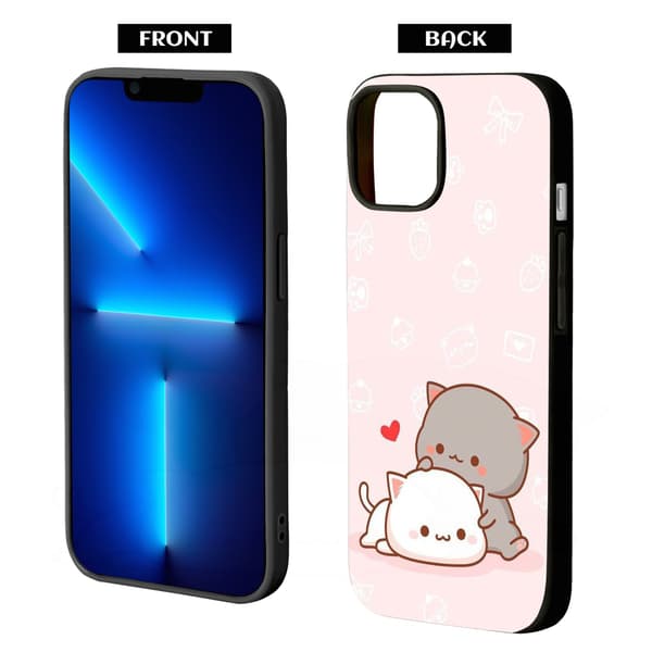 2 stk. Søde iPhone 15 Covers, Dramatisk Apple iPhone 15 plus cover til iPhone 15 Plus 15 Pro 15 Pro Max Black iPhone 15 Pro Max