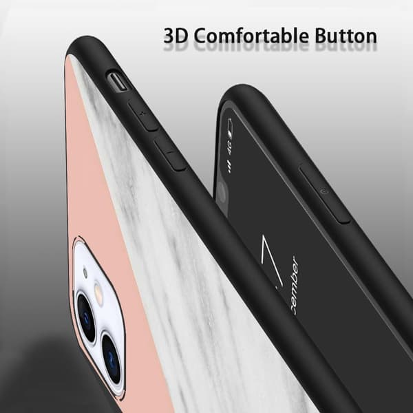 2 stk marmor iPhone 15 Plus beskyttelsesdeksler, pent 15 plus deksel til iPhone 15 Plus Pro Max Black iPhone 15 Plus