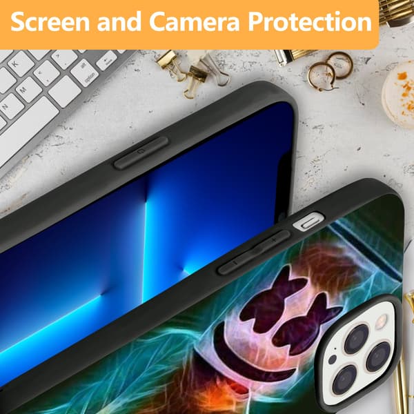 2 stk. tegneserie iPhone 15 Pro Max covers, holdbart iPhone 15 Mini cover til iPhone 15 Plus 15 Pro 15 Pro Max Black iPhone 15