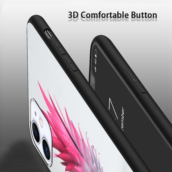 2 stk. Cremefarvede roser iPhone 15 Pro Beskyttelsesetuier, Holdbart iPhone 15 Etui til Kvinder til iPhone 15 Plus Pro Max Black iPhone 15 Pro Max