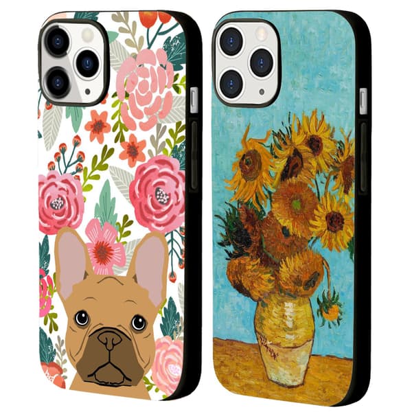 2 stk. Søde hundemønstre iPhone 15 Pro Max mobiltelefoncovers, kunsttryk Casekoo iPhone 15 Pro cover til iPhone 15 Plus 15 Pro 15 Pro Max Black iPhone 15 Pro