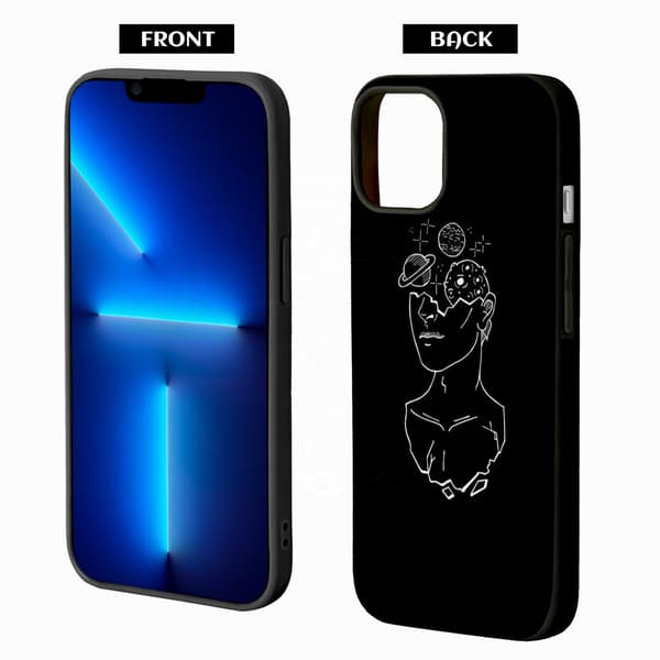 2 stk. morsomme iPhone 15 Pro mobildeksler, håndlaget iPhone pro max 15 deksel til iPhone 15 Plus Pro Max Black iPhone 15 Plus