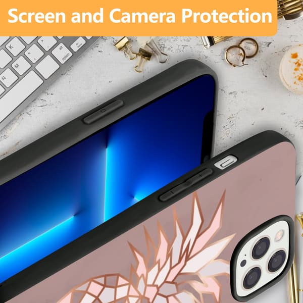 2 stk. abstrakte ananas iPhone 15 Plus Cover Cases, populær iPhone 15 pro max telefon til iPhone 15 Plus Pro Max Black iPhone 15 Plus