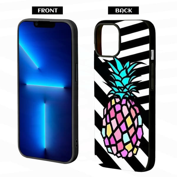2 stk. morsomme ananas iPhone 15 Pro Max deksler, pene iPhone Pro Max 15 til iPhone 15 Plus 15 Pro 15 Pro Max Black iPhone 15 Pro
