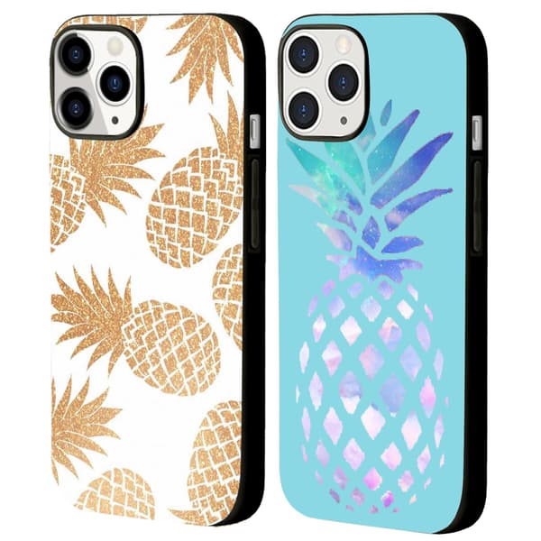 2 stk ananas iPhone 15 Pro-deksler, unike iPhone 15-deksler for kvinner til iPhone 15 Plus Pro Max Black iPhone 15 Plus