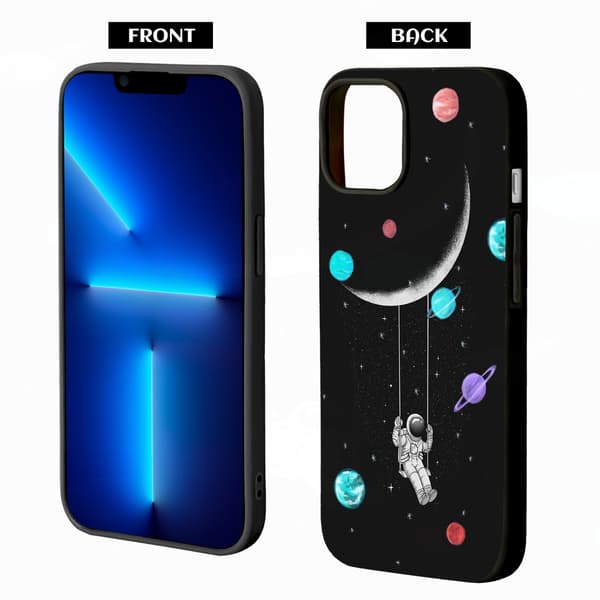 2 stk. romreise iPhone 15 deksler, utsøkt iPhone 15 pro max-telefon til iPhone 15 Plus 15 Pro 15 Pro Max Black iPhone 15 Plus