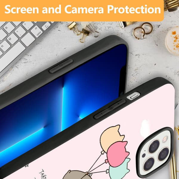 2 stk søte dyre-iPhone 15 Plus-deksler, moderne Apple iPhone 15 pro for iPhone 15 Plus Pro Max Black iPhone 15 Pro
