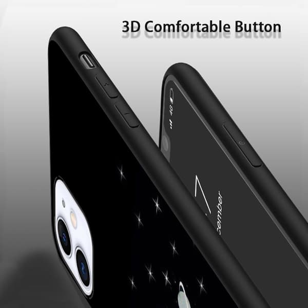 2 stk. Rumrejse iPhone 15 Pro Cover Cases, Moderigtigt Design Apple iPhone 15 etui til iPhone 15 Plus Pro Max Black iPhone 15 Pro Max