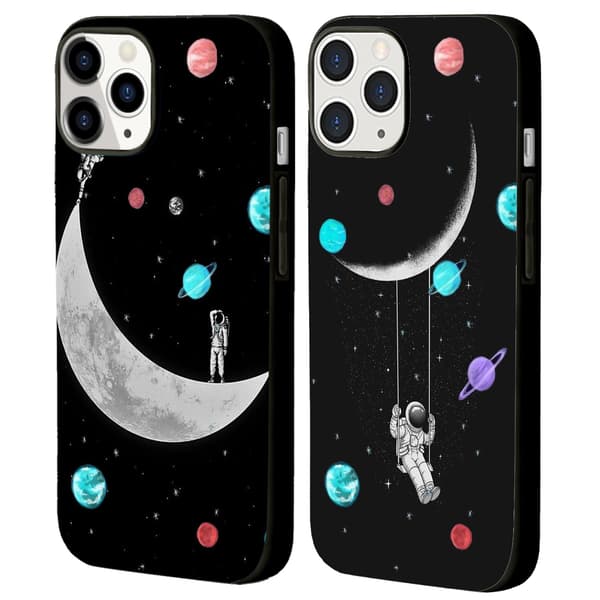 2 stk. Rumrejse iPhone 15 Cover Cases, udsøgt iPhone 15 Pro Max telefon til iPhone 15 Plus 15 Pro 15 Pro Max Black iPhone 15 Plus