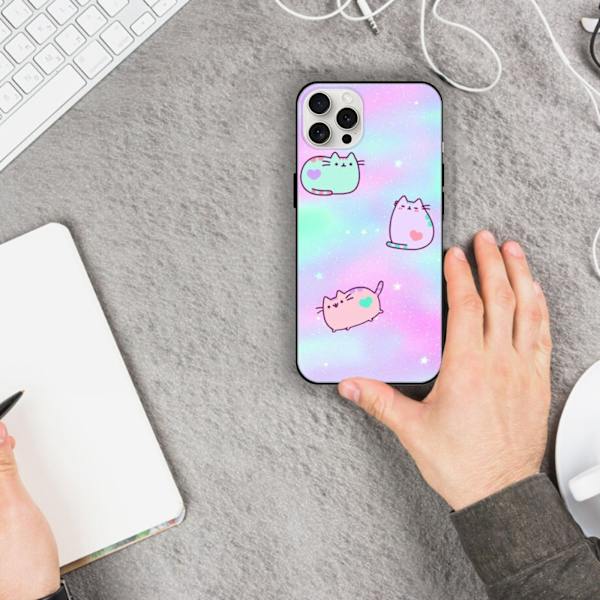 2 stk. Søde iPhone 15 Covers, Dramatisk Apple iPhone 15 plus cover til iPhone 15 Plus 15 Pro 15 Pro Max Black iPhone 15