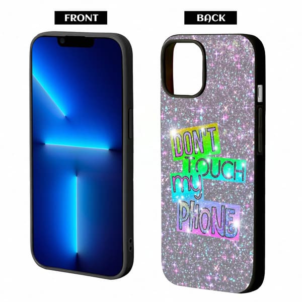 2 st Bling iPhone 15 Pro Max Skyddsskal, Fantastiskt 15 pro max för iPhone 15 Plus Pro Max Black iPhone 15 Pro Max