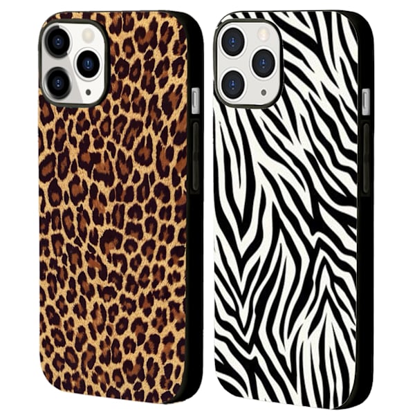 2 stk. leopardprint iPhone 15 Pro Max covers, unik iPhone Pro Max 15 til iPhone 15 Plus Pro Max Black iPhone 15