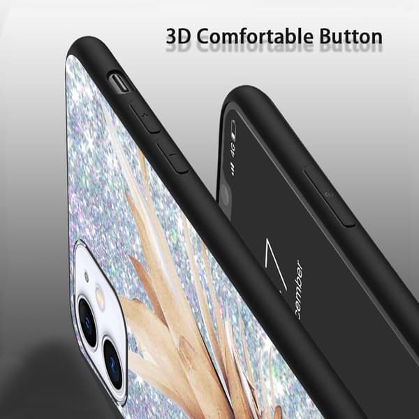 2 stk. Marmor ananas iPhone 15 Pro Max telefoncover, slankt iPhone 15 Pro Max etui til iPhone 15 Plus 15 Pro 15 Pro Max Black iPhone 15