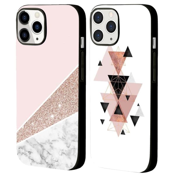 2 stk. Marmor iPhone 15 Pro Cover, Tegneserie Apple 15 til iPhone 15 Plus Pro Max Black iPhone 15 Plus