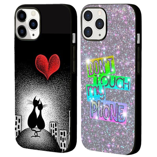 2 st Bling iPhone 15 Pro Max Skyddsskal, Fantastiskt 15 pro max för iPhone 15 Plus Pro Max Black iPhone 15