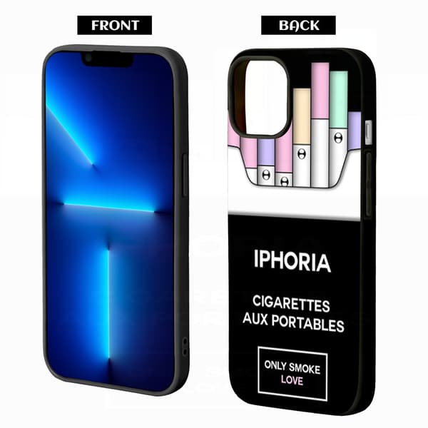 2 stk. kameratrykt iPhone 15 deksel, stilig 15 Pro for iPhone 15 Plus Pro Max Black iPhone 15 Plus