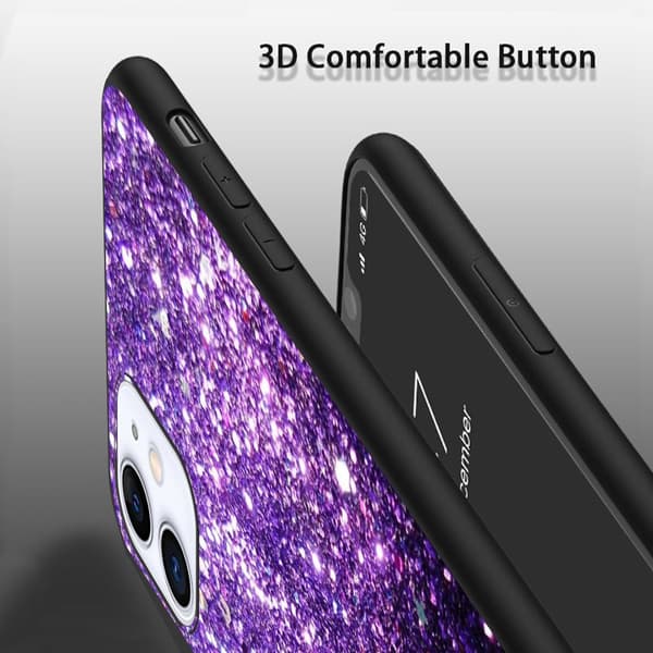 2 stk. Bling iPhone 15 Skal, Anti-Støv iPhone 15 Glitter Etui til iPhone 15 Plus Pro Max Black iPhone 15 Plus