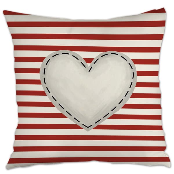Valentinsdag Pyntepudebetræk, Polyester Pudebetræk til Sofa Soveværelse Stue 45x45cm