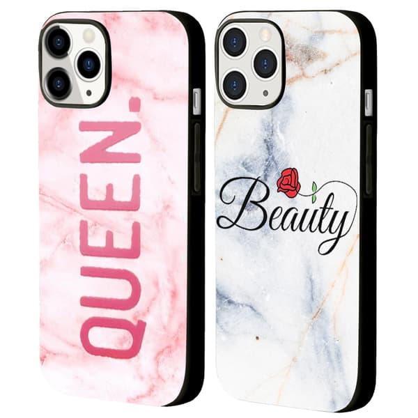 2 stk Marble Queen iPhone 15 Pro deksler, luksuriøst Casekoo iPhone 15 Pro deksel til iPhone 15 Plus 15 Pro 15 Pro Max Black iPhone 15