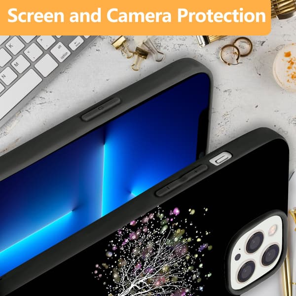 2 stk. iPhone 15 Pro Max beskyttelsescovers med simple mønstre, etui til kvinder og mænd iPhone 15 plus til iPhone 15 Plus Pro Max Black iPhone 15 Plus