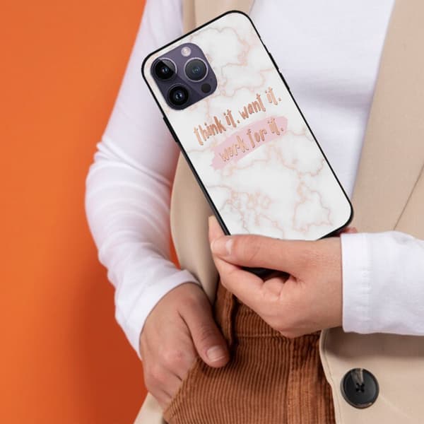 2 stk. Marmor iPhone 15 Pro Max Beskyttelsesetuier, Brugbare iPhone15 til iPhone 15 Plus 15 Pro 15 Pro Max Black iPhone 15 Pro Max