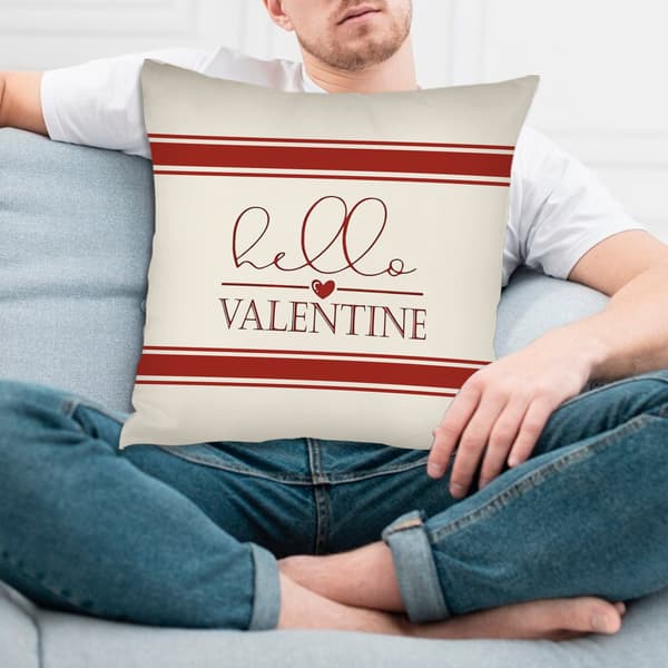 Love Tema Pudebetræk, Dekorativ Sofapudebetræk til Sofa, Sofa eller Seng 45x45cm