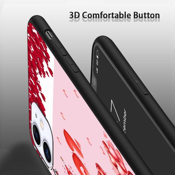 Moderne iPhone 16 Plus-deksel, iPhone 17 Pro Max-deksel for 17 16 11 12 Pro 13 Mini 14 Plus 15 Pro Max Valentinsdag-deksel Black iPhone 13 Mini