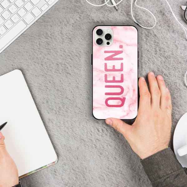 2 stk. Marmor Dronning iPhone 15 Pro Etuier, Luksus Casekoo iPhone 15 Pro Etui til iPhone 15 Plus 15 Pro 15 Pro Max Black iPhone 15