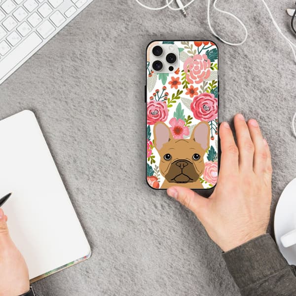 2 stk. Søde hundemønstre iPhone 15 Pro Max mobiltelefoncovers, kunsttryk Casekoo iPhone 15 Pro cover til iPhone 15 Plus 15 Pro 15 Pro Max Black iPhone 15 Pro Max